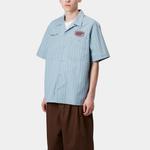 Полосатая рубашка Carhartt WIP, синий - фото 5