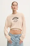 Шерстяной свитер Moschino Jeans, бежевый - фото 2