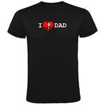 Футболка Kruskis I Love Dad, черный - фото