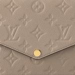 Фелиси Пошетт Louis Vuitton, серый - фото 5
