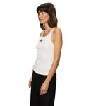 Топ Sanctuary Ribbed Racer Tank, белый - фото 2