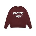 Свитер унисекс Waitingwave, цвет Burgundy - фото 5