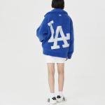 Флисовая куртка унисекс синего цвета Mlb, синий - фото 2