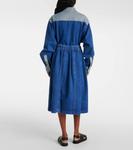 Джинсовая юбка миди Marni, цвет ocean - фото 3