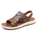 Пляжные сандалии мужские черные EGCHI, хаки - фото 2