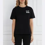 Футболка стандартного кроя Ea7, черный - фото