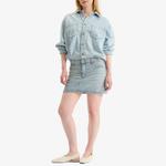 Платье-Рубашка из денима Good American, индиго - фото 4