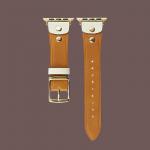 Ремешок Apple совместимый кожаный IBOANN, серый - фото 10