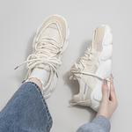 Кроссовки WARRIOR Chunky Sneakers Women's Low-top Khaki, бежевый - фото 6