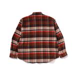 Фланелевая рубашка Check A BATHING APE, черный bkx - фото 4