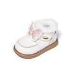 Детские кожаные ботинки для дошкольников Snoffy, белый - фото 2