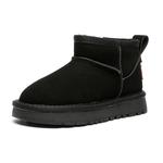 Теплые нескользящие детские ботинки Tide attack, черный - фото