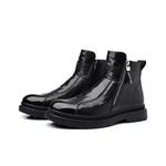 LUNMADENG Черно-коричневые мужские ботинки Black/Brown - фото 5