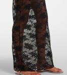 Кружевное макси-платье Oséree, черный - фото 5