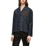 Куртка джинсовая женская Loewe, темно-синий - фото 4