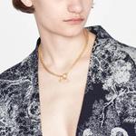 DIOR Золотое ожерелье для женщин - фото 4