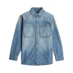 Рубашка с длинным рукавом G-Star Regular Pocket, синий - фото 3