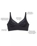 Женский бюстгальтер Elevated Allure Wirefree 852336 Wacoal, черный - фото 6