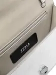 Сумка через плечо с эффектом металлик Furla, серебяный - фото 5