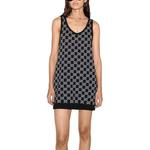 Джи джаккард мини-платье GUCCI, черный - фото 5