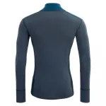 Лонгслив DEVOLD OF NORWAY Lauparen Merino 190 half zip, синий - фото 2