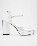 Сандалии Dayna II на платформе Stuart Weitzman, серебряный - фото