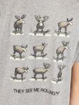 Футболка Fat Moose Rolling T-Shirt, ecru - фото 5