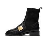 Ботинки Martin Boot женские Zhr, коричневый - фото