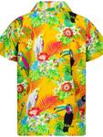 Рубашка King Kameha Parrot Cockatoo, желтый - фото 2