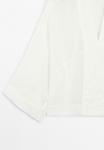 Блуза Massimo Dutti FLOWING GARMENT WITH SEAM DETAILS, White - фото 10