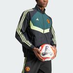 Куртка Manchester United мужская черная Adidas, черный - фото 4