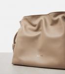 Фламенко миниатюрный кожаный клатч Loewe, песочный - фото 6