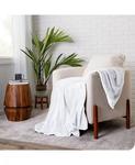 Флисовое микроплюшевое одеяло Bare Home, белый - фото 5