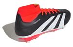 Adidas Predator 24 League Fg Core Black Cloud White Solar Red, черный красный - фото 5