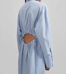 Платье Sacata миди в синем цвете Brunnera Blue SAMSOE - фото 4