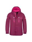 Куртка Trollkids Sognefjord PRO, цвет plum/fireberry - фото