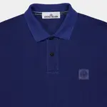 Поло из пике STONE ISLAND, синий - фото 4