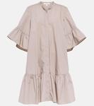 Мини-платье из хлопка Poplin Power Dorothee Schumacher, Stone - фото