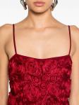 Blumarine платье мини с 3D-декором, красный - фото 5