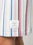Thom Browne striped straight skirt, белый - фото 5