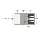 Воздушная палатка Evo TM V2 Zempire, Forest/Charcoal - фото 6