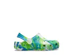 Сабо Crocs Classic Glow Marbled — детские, разноцветные - фото 2