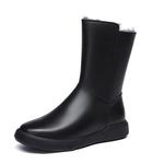 Devanro Ботинки Warm Wear-Resistant Slip-Resistant Short Mid-Calf Snow Boots Women's Black - фото