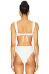 Топ бикини Wynn Devon Windsor, white crinkle - фото 3