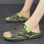 Шлепанцы мужские Deerway, черный/оранжевый - фото 22