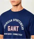 Футболка с графическим принтом Regular fit Gant, синий - фото 4
