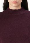 Джемпер Vero Moda VMILSE HIGHNECK PULLOVER, Winetasting/Bordeaux - фото 6