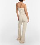 Топ без рукавов вязанной косой Magda Butrym, белый - фото 3