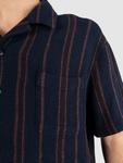 Рубашка Brixton Bunker Waffle Stripe Hemd, washed navy stripe - фото 6