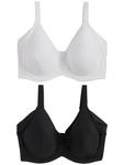 Минимайзер-бюстгальтер Next, черный/белый - фото
